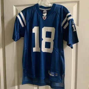 Peyton Manning NFL #18:Colts jersey made by Reebok children’s size L women’s S